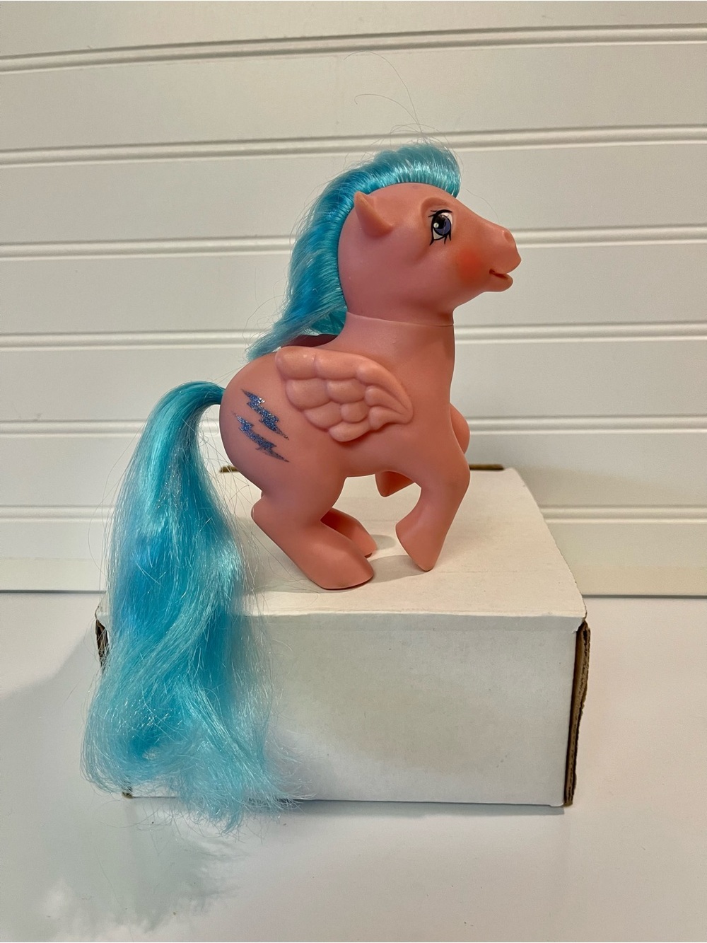 My Little Pony G1 PINK FIREFLY Blue Hair 1983 Vintage Hasbro Hong Kong